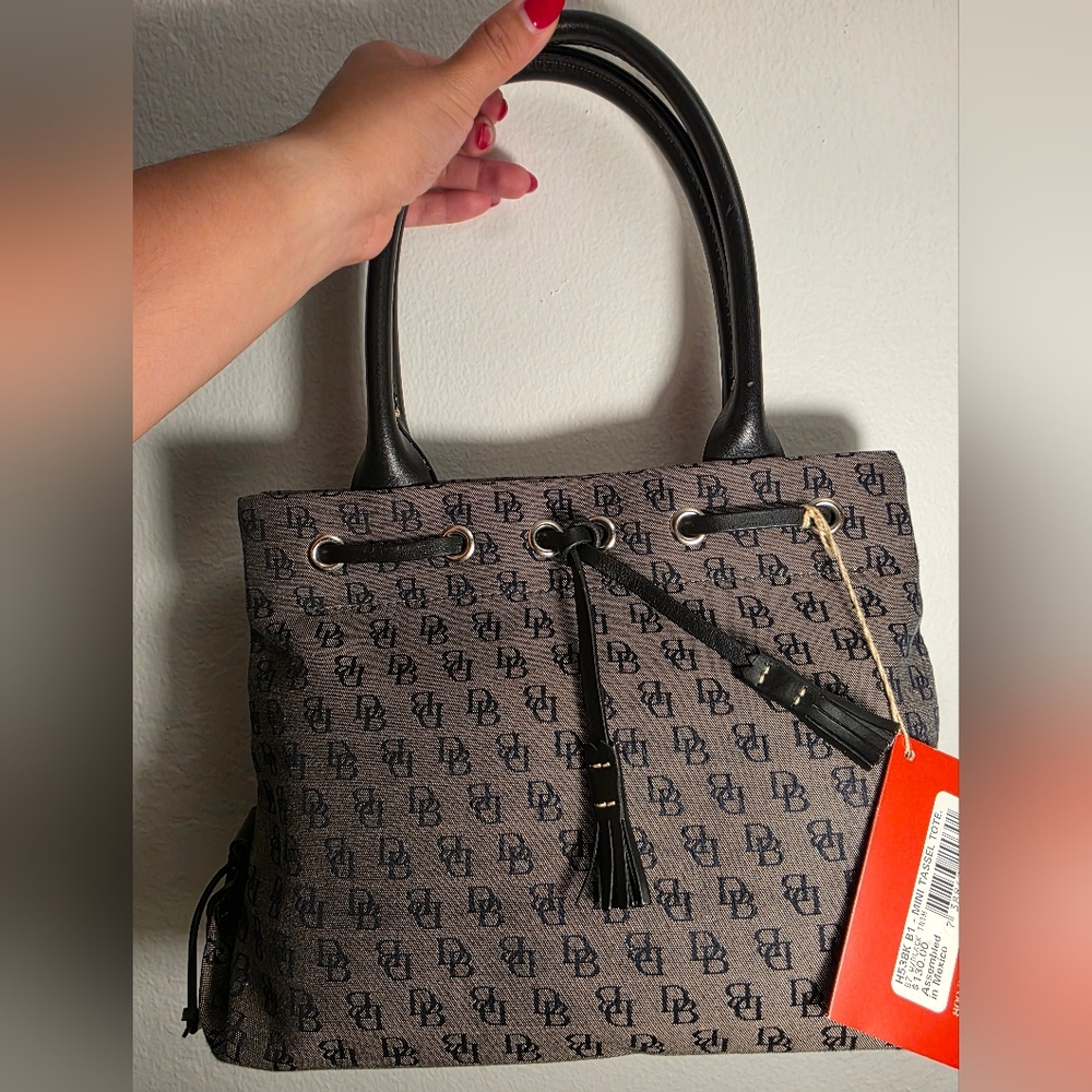 DOONEY & BOURKE MINI TASSLE TOTE